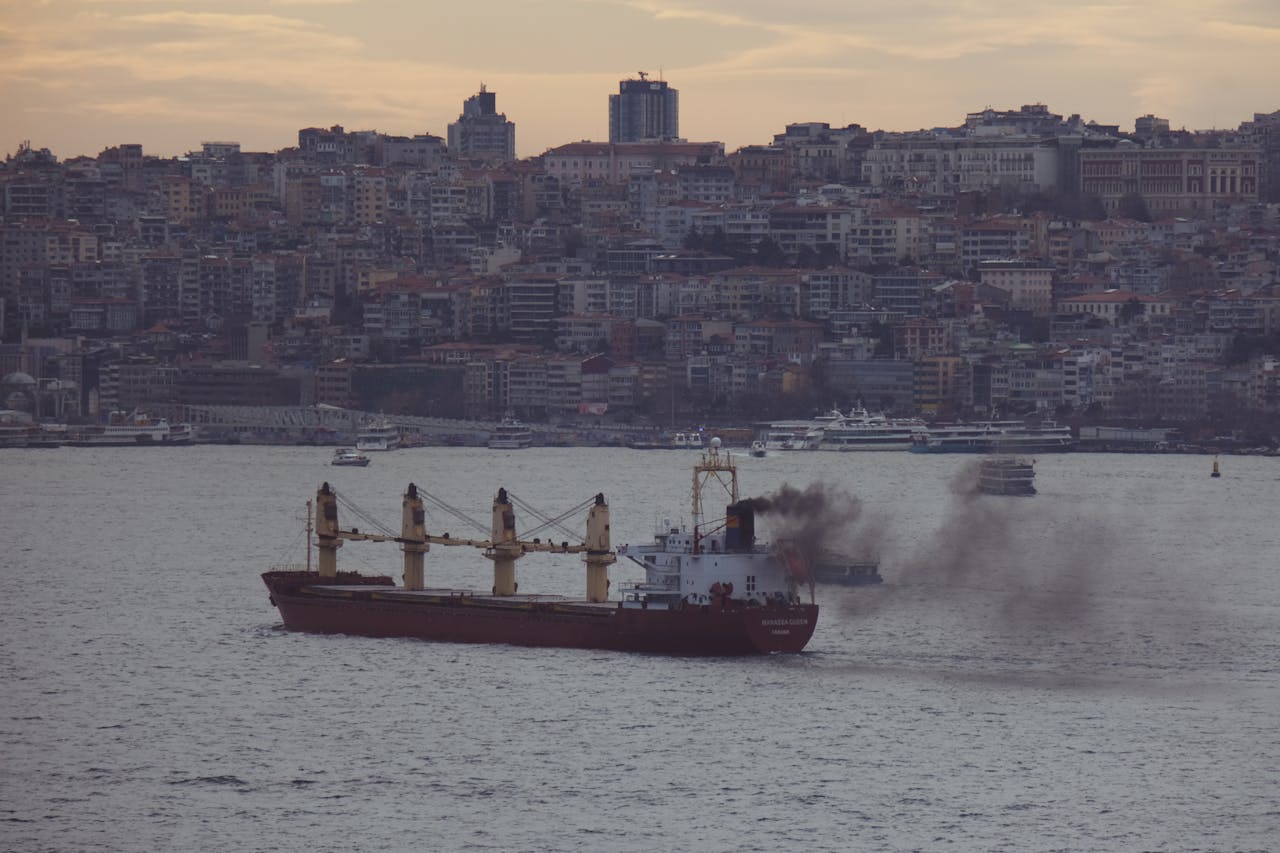 vessels navigating in a channel